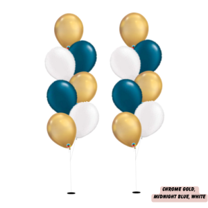 Gold, Midnight Blue, White