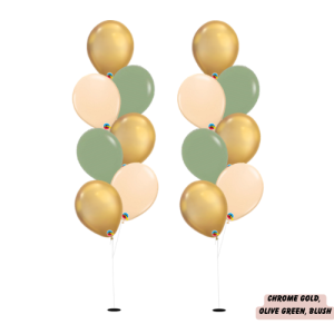 Olive & Gold & White