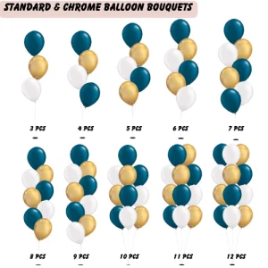 (Create Your Own) Helium Balloon Bouquets - Standard&Chrome