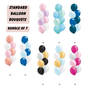 Standard Balloon Bouquets - 7 Balloons