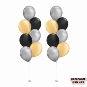 Silver & Gold & Black