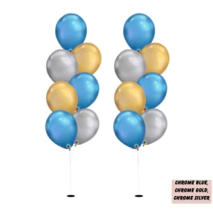 Blue & Gold & Silver