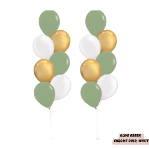 Olive & Gold & White