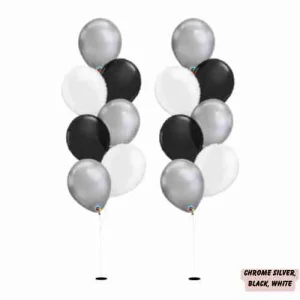 Silver & Black & White