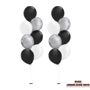 Black & Silver & White