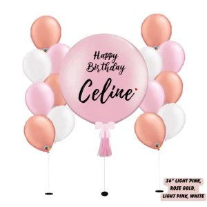 Rose Gold & Pink & White